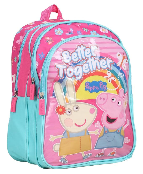 Striders School Bag for Kids 16" - Pegga Pig