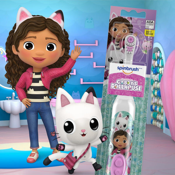 Spinbrush Battery Operated Gabby's Dollhouse Toothbrush