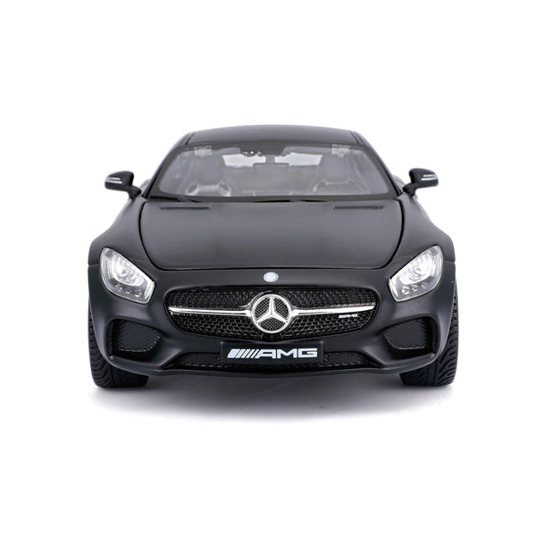 Maisto 1:24 Mercedes-Benz AMG GT Matte Black Licensed Diecast Scale Model Car