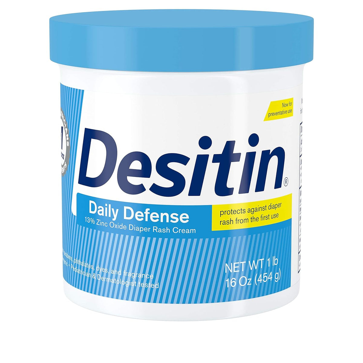 Desitin Daily Defense Diaper Rash Cream With Zinc Oxide - 16 Oz (454G)