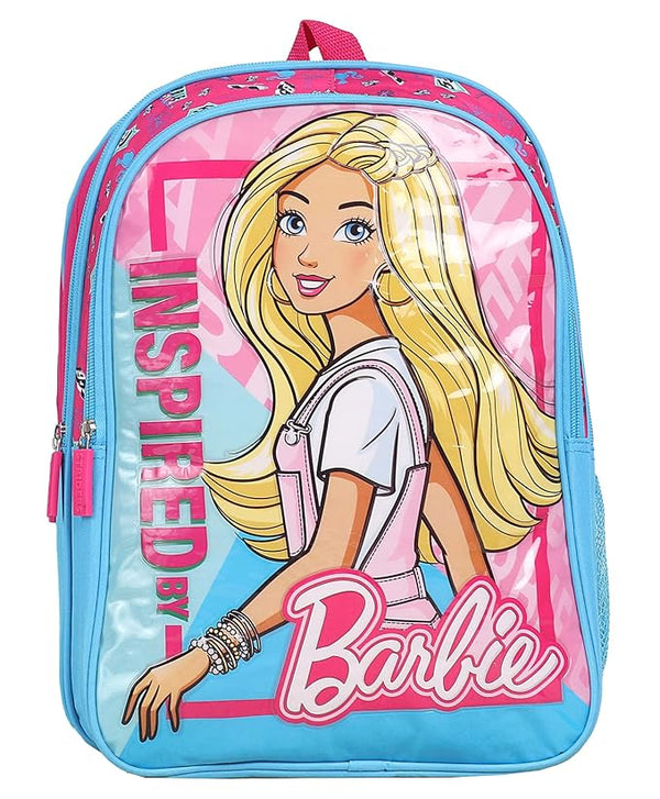 Striders School Bag for Kids Barbie 14" - Asorted Print