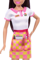 Barbie Skipper First Jobs Pizzeria Waitress Doll with Pizza Accessories