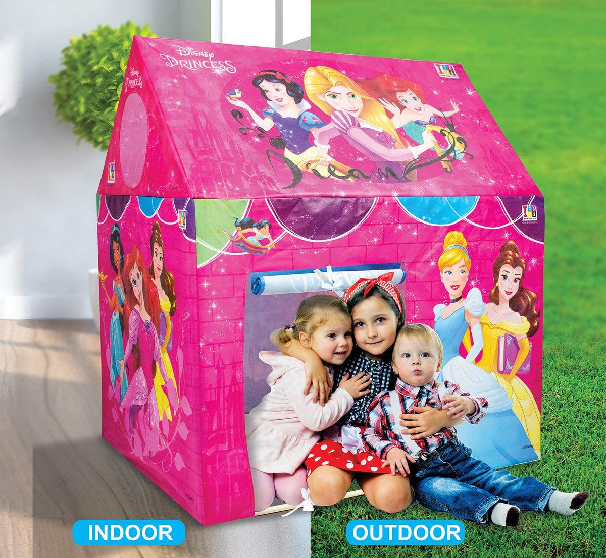 iToys Princess Theme Play Tent One Size Multicolour