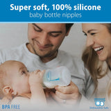 Dr. Brown's Level 3 Natural Silicone Nipple Wide Neck Pack OF 6