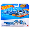 Hot Wheels Track Fleet, 1:64 Scale Die-Cast Toy Vehicle, Combined Cab & Trailer That Works on Tracks - Assorted (Pack 1)