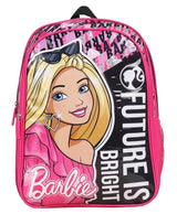 Striders School Bag for Kids Barbie 14" - Asorted Print