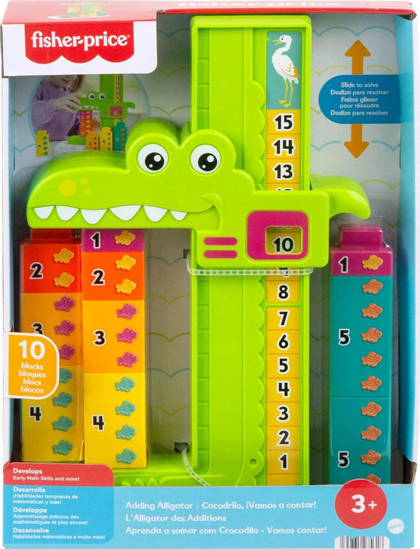 Fisher-Price Preschool Learning Toy Adding Alligator