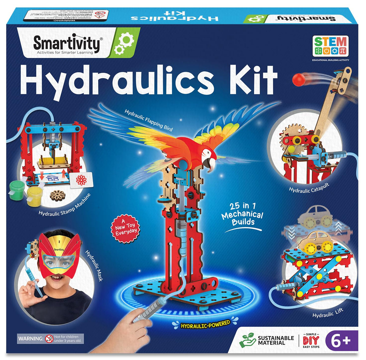 Smartivity 25 in 1 Multi-Builds Hydraulic Kit 6-14Y