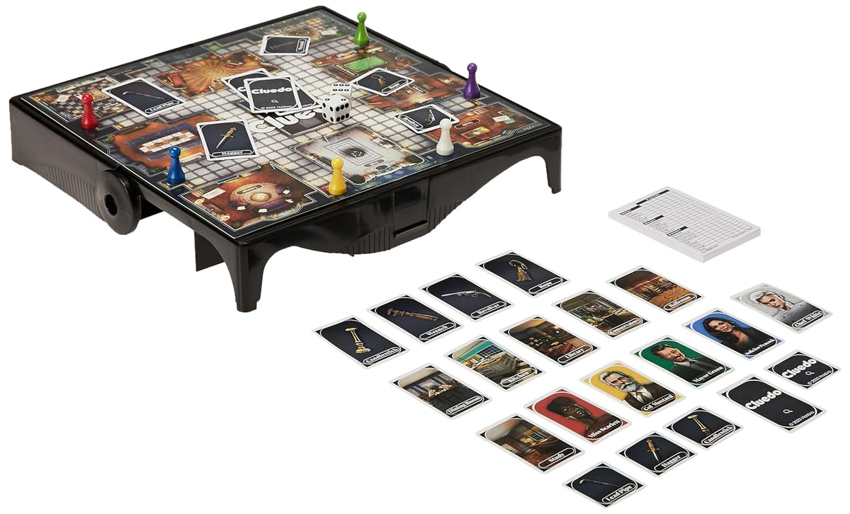 Hasbro Gaming Clue Grab and Go 3–6 Players 8Y+ – Multicolor