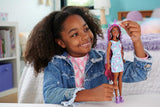 Barbie Fun & Fancy Hair Doll – Colorful Black Hair & Shimmery Pink Dress