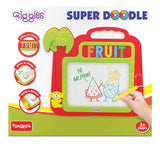 Giggles SuperMagnetic Doodle Board 42-Piece – Multicolor