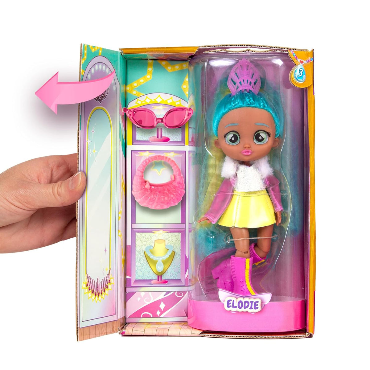 BFF Elodie Fashion Doll With Long Hair Including Outfit And Accessories