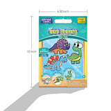 Imagimake Fleximos Dinos Pals DIY Window Art ÃÀš¬Â¬œ Dotz Multi-Colour Air Dry Clay Art Playset