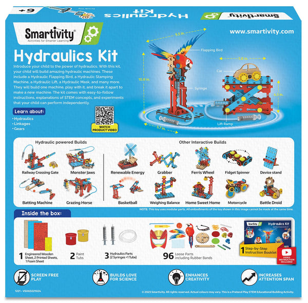 Smartivity 25 in 1 Multi-Builds Hydraulic Kit 6-14Y
