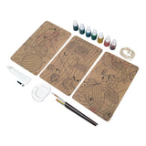 Handycrafts Glass Painting Deluxe 7-Color Set 6Y+ – Multicolor
