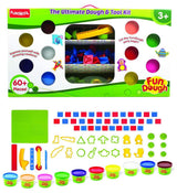 Dough Kit Funskool Fundough The Ultimate Dough & Tool Kit 10 Tubs 3Y+ – Multicolour