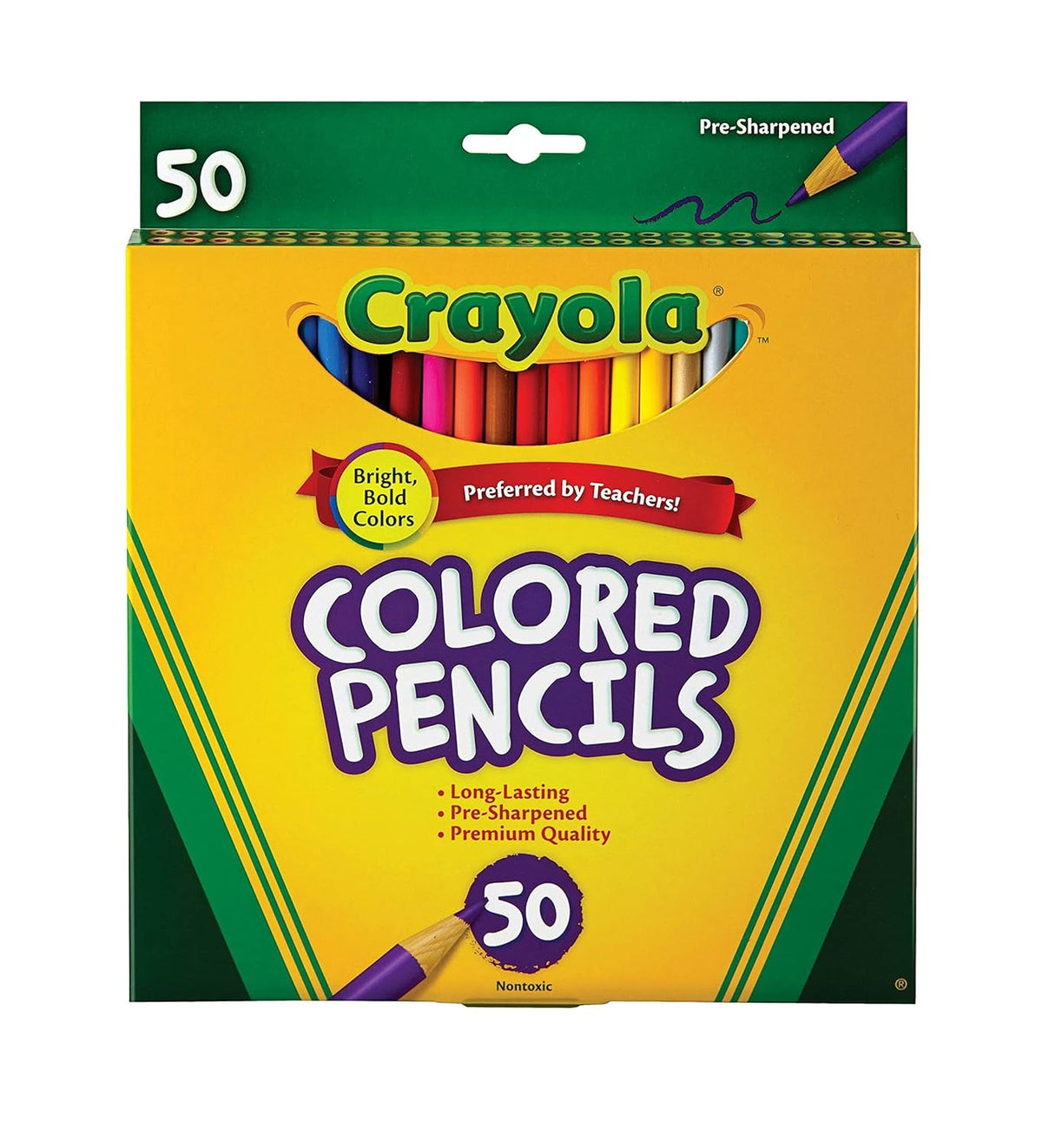 Crayola Colored Pencils Pack of 50 Multicolour