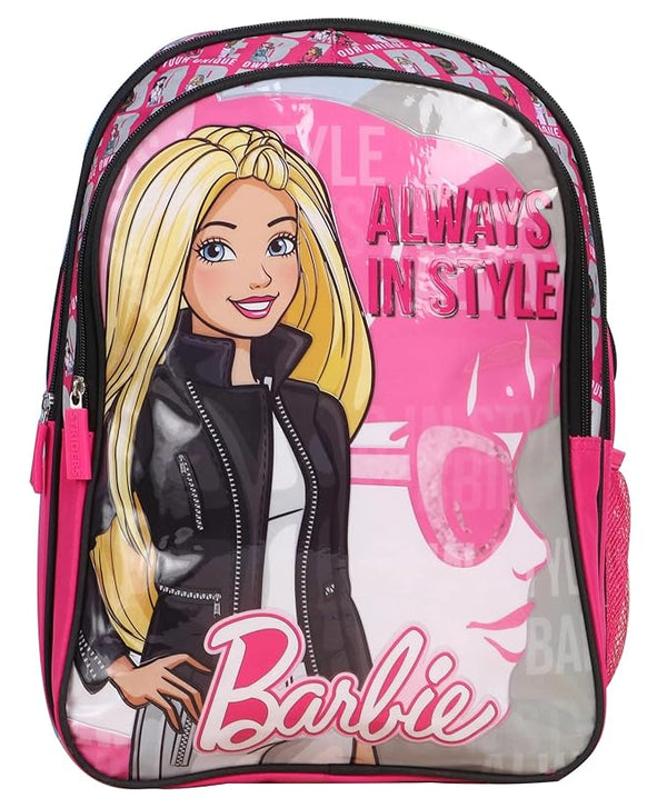 Striders School Bag for Kids Barbie 14" - Asorted Print