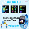 SPIKY Cyclops 4G Smart Watch 10+ Years Blue