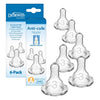 Dr. Brown's Natural Flow Level 3 6m+ Narrow Bottle Nipple - Pack Of 6