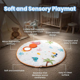 Jungle Jamboree Activity Playmat for Baby with Mirror, Crinkle & Squeaker 2+ Months