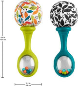 Fisher-Price Rattle 'n Rock Maracas Set of 2 3M+ Neutral Colours