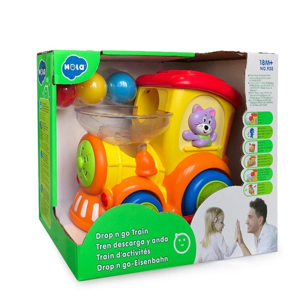 Hola Drop 'N Go Musical Activity Train 22.8 x 14 x 19.7 cm Multicolor