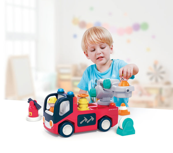 HOLA HE9988 Baby RC Construction Truck with Lights & Sounds – 18+ Months