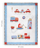 Abracadabra Baby Quilt - Transport