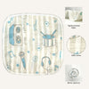 Abracadabra Muslin Wipes - Rainbow