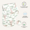 Abracadabra Muslin Burp Pad - Eiffel Tower