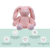 Abracadabra Toy with Blanket Gift Set Bunny 75 × 75 cm Multicolour