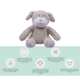 Abracadabra Toy with Blanket Gift Set Dog 75 × 75 cm Multicolour