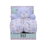 Abracadabra Toy with Blanket Gift Set Bear 75 × 75 cm Multicolour