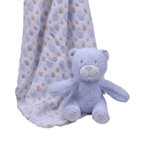 Abracadabra Toy with Blanket Gift Set Bear 75 × 75 cm Multicolour