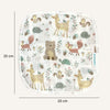 Abracadabra Muslin Wipes - Bambi Friends