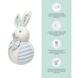 Abracadabra Bunny Rattle Blue 3M+