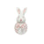 Abracadabra Bunny Rattle – Pink | Soft Plush Baby Rattle