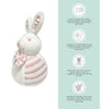Abracadabra Bunny Rattle – Pink | Soft Plush Baby Rattle