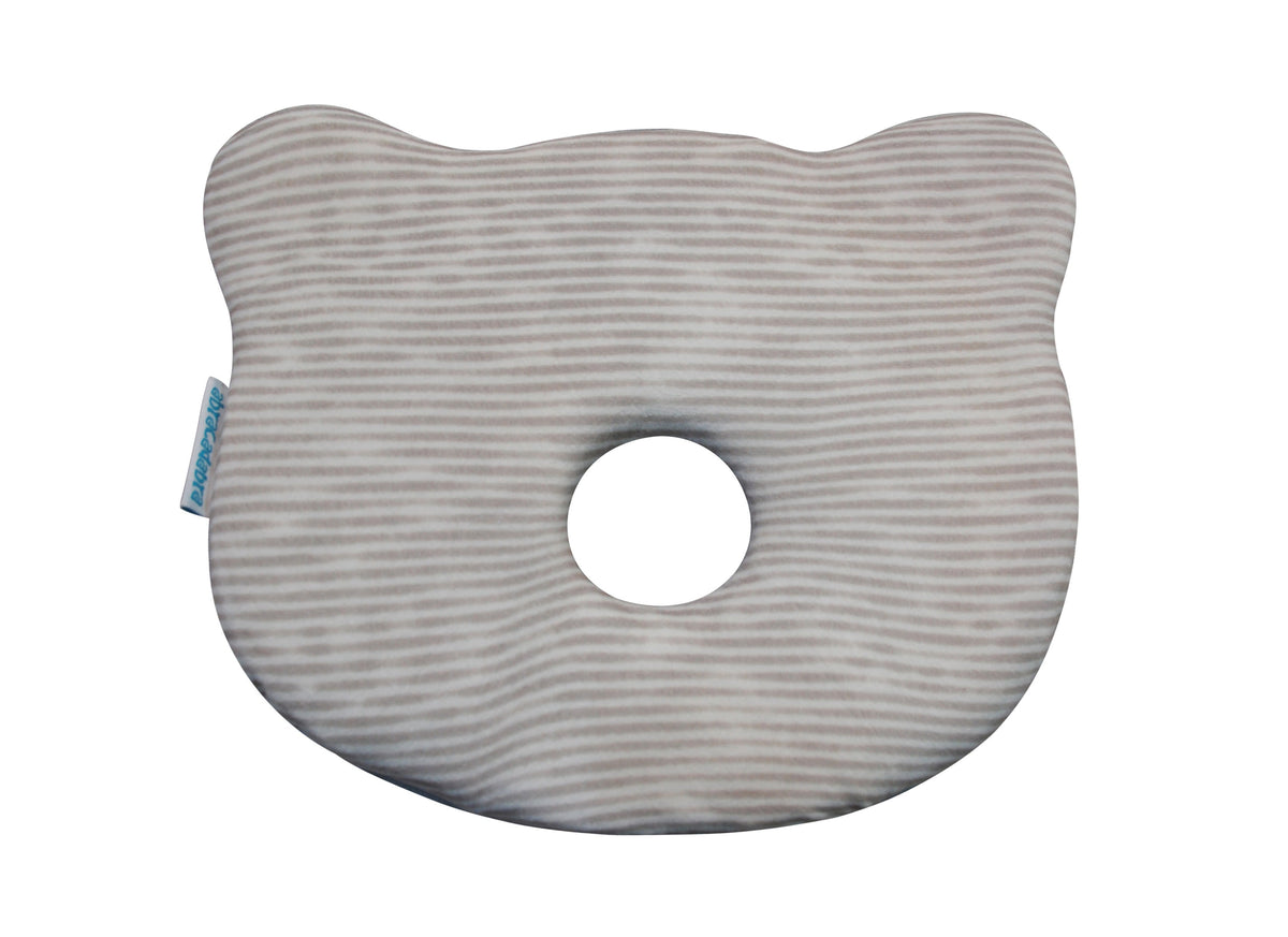 Abracadabra Baby Memory Foam Pillow – Grey Stripe