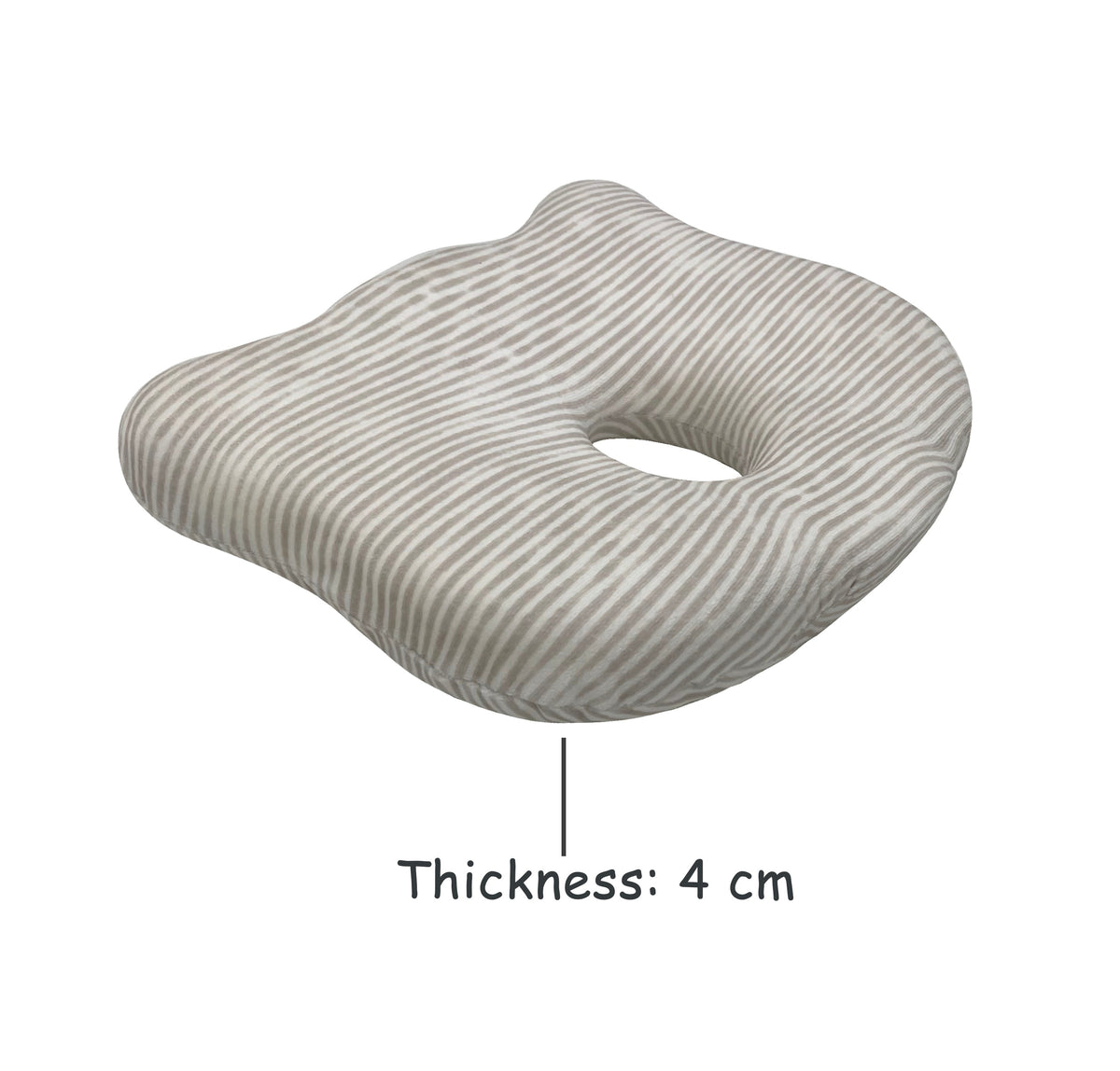Abracadabra Baby Memory Foam Pillow – Grey Stripe