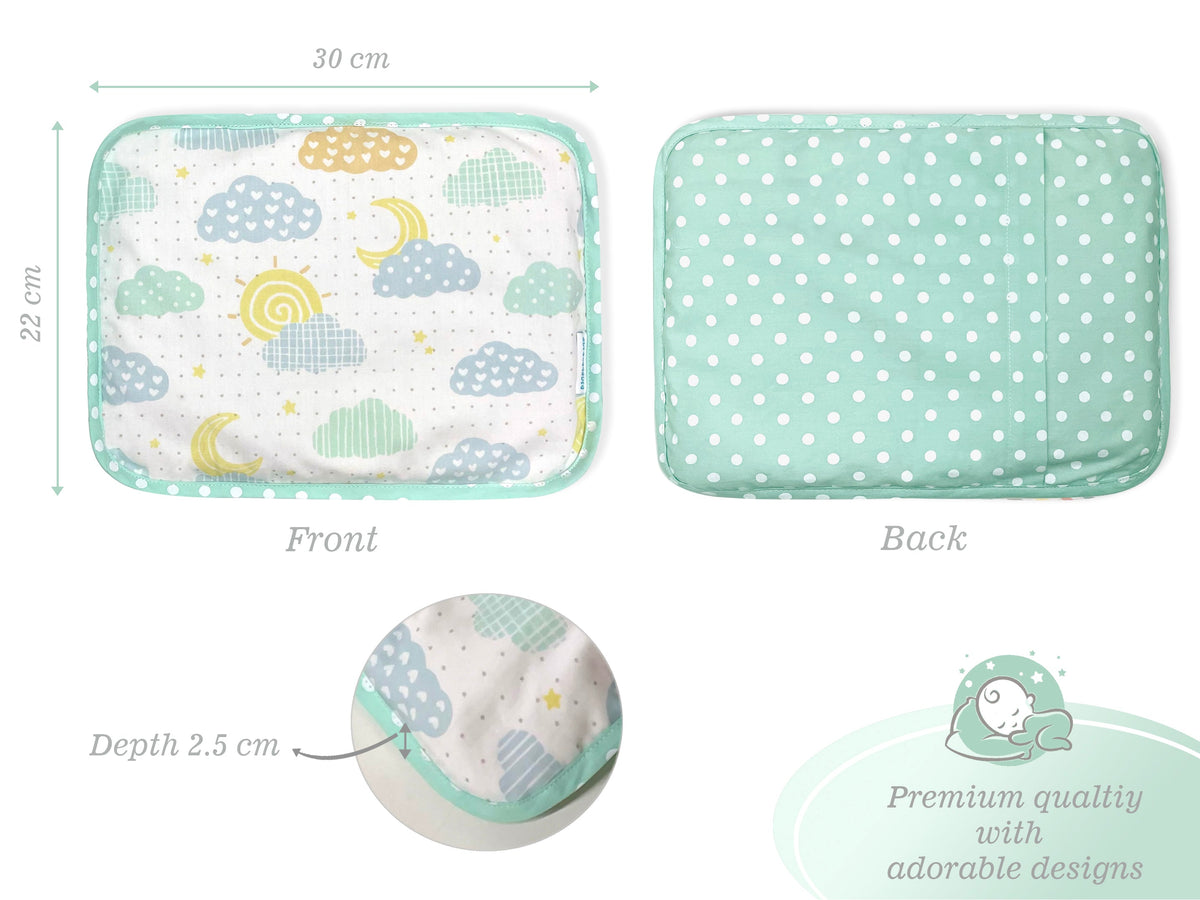 Abracadabra Rai Mustard Seed Baby Pillow – Lost in Clouds