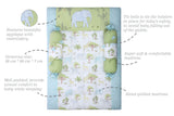 Abracadabra Gadda Set with 2 Bolsters – Savanna