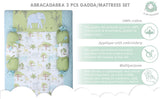 Abracadabra Gadda Set with 2 Bolsters – Savanna