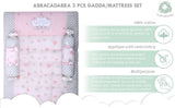 Abracadabra Gadda Set With Two Bolsters - Ballerina