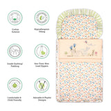Abracadabra Quilted Baby Nest Bag – Bunny Garden