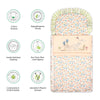 Abracadabra Quilted Nest Bag - Bunny Garden