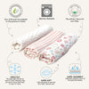Abracadabra Muslin Wipes - Vintage Floral