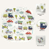 Abracadabra Muslin Wipes - Transport