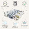 Abracadabra Muslin Wipes - Transport